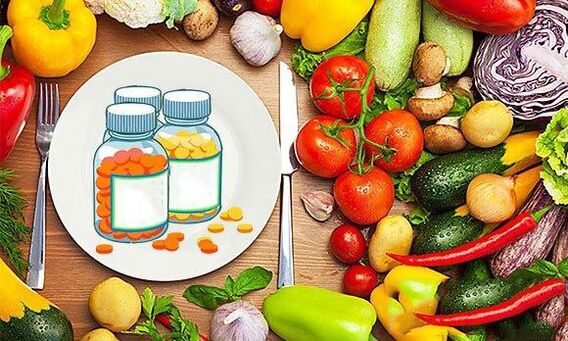 Vitaminai produktuose, siekiant padidinti stiprumą