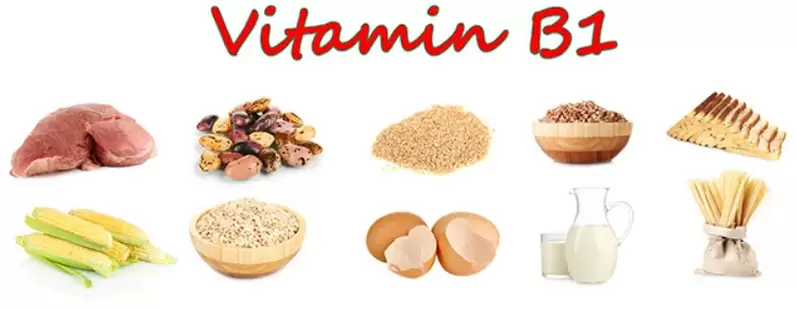 vitamino B1 produktuose, skirtuose potencijai