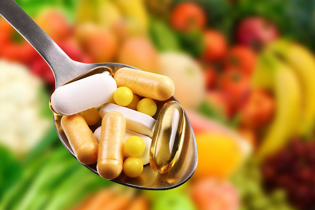 vitaminų tabletės potencijai
